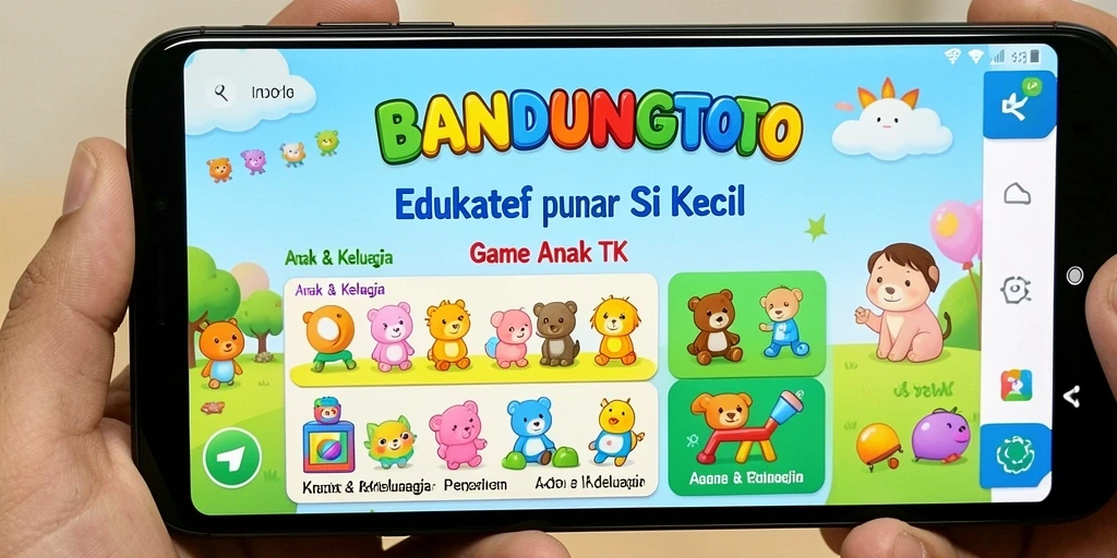 Antarmuka aplikasi BANDUNGTOTO yang ceria dan edukatif