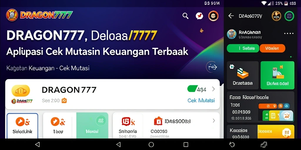 Tampilan antarmuka DRAGON777 dengan fungsi cek mutasi yang jelas dan informatif.