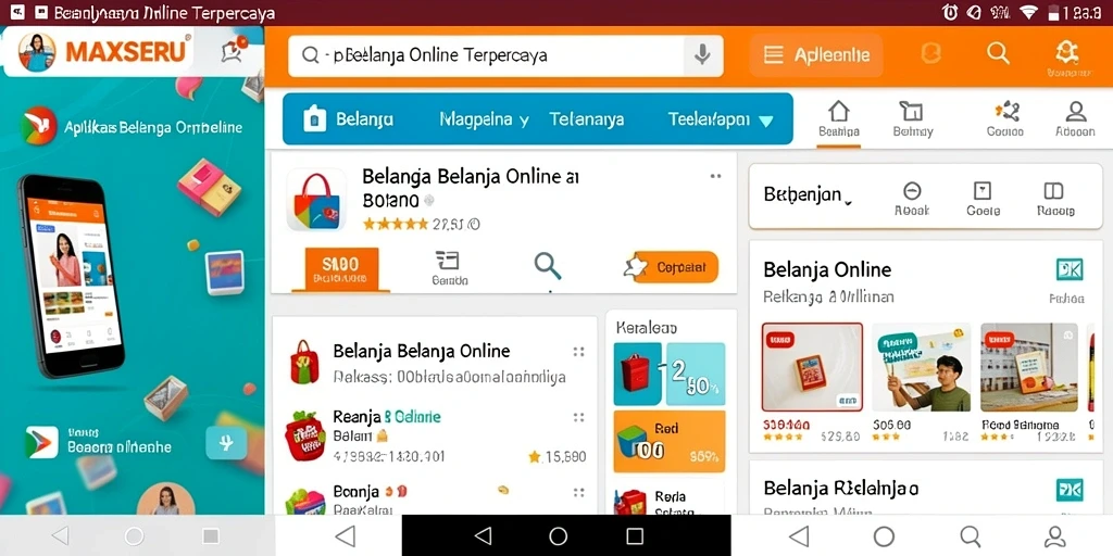 Tampilan antarmuka aplikasi MAXSERU yang menarik dan fungsional.