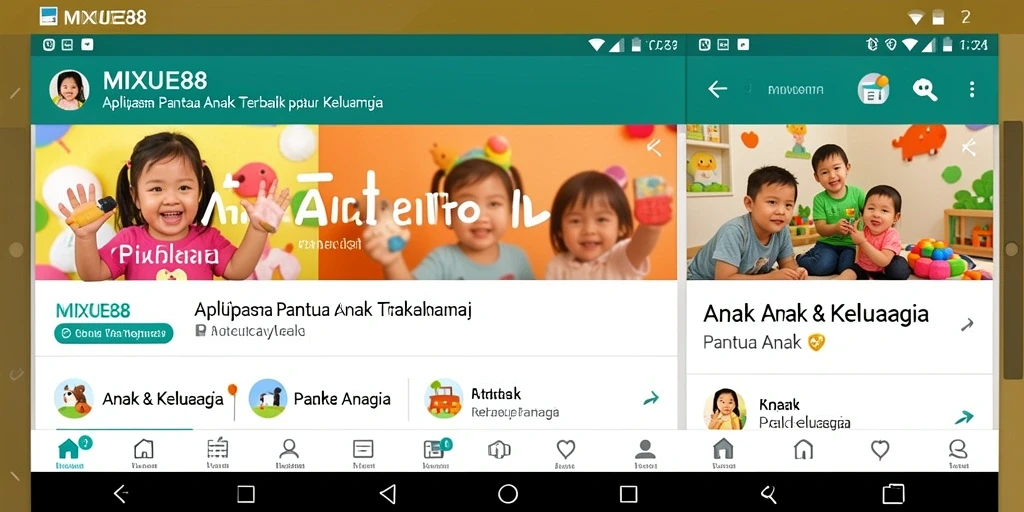 Antarmuka user-friendly MIXUE88 untuk memantau anak dengan mudah.