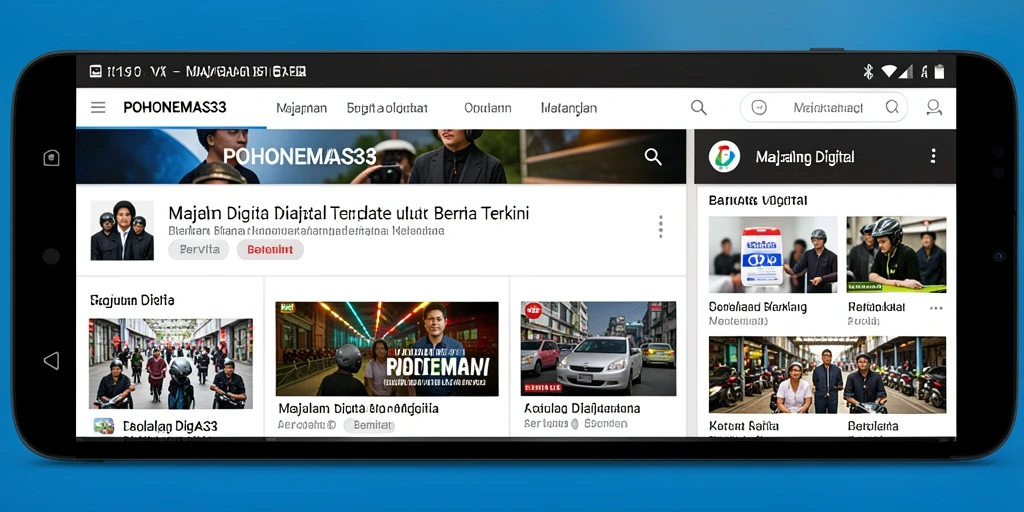 Tampilan antarmuka POHONEMAS33 yang menarik dan informatif.
