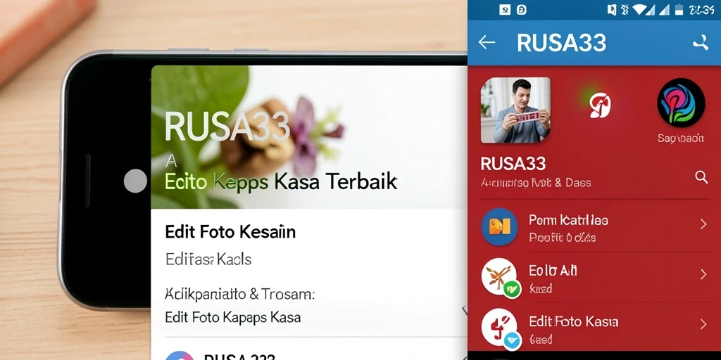 Antarmuka intuitif dan fungsi lengkap RUSA33 untuk Edit Foto Kertas Kaca.